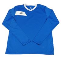 Modro-bílé sportovní triko s logem Erima