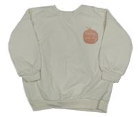 Smotanová mikina s jablkem George