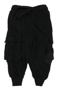 Čierne cargo tepláky George