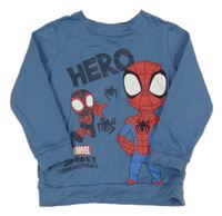 Modrá mikina se Spidermanem George
