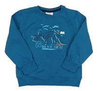 Modrá mikina s dinosaurom Liegelind