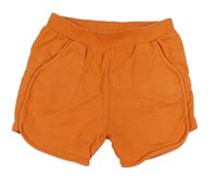 Oranžové teplákové kraťasy Zara