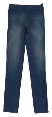 Tmavomodré tregíny riflového vzhledu H&M