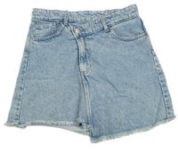 Modrá rifľová sukňa H&M