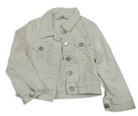 Biela rifľová bunda George