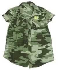 Khaki army košile s dinem Kiki&Koko