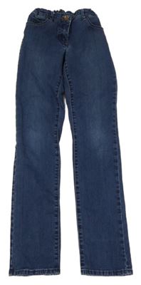 Tmavomodré straight fit rifle