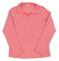 Neónově ružové žíhané thermo tričko H&M