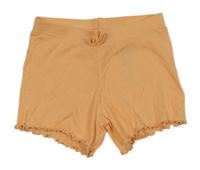 Marhuľové rebrované kraťasy Primark