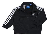 Černá sportovní propínací mikina Adidas
