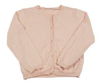 Broskvový prepínaci sveter s bambulkami Matalan