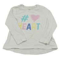 Biele tričko s nápisom Lupilu