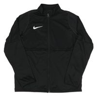 Černá sportovní propínací funkční mikina Nike 