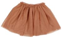 Skořicová trblietavá tylová sukňa H&M
