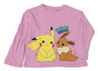 Světlerůžové triko s Pikachu H&M