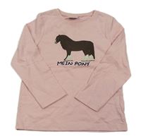 Světlerůžové triko s pony Zebralino 