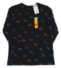Nové - černé triko s nápisy PRIMARK