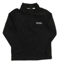 Čierna fleecová funkčná mikina s logom REGATTA