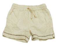 Smotanové melírované kraťasy Next