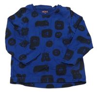 Safírové triko s příšerkami HEMA