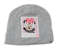 Šedá melírovaná čepice s Minnie H&M