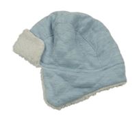 Světlemodrá melírovaná prošívaná zateplená beranice zn. George