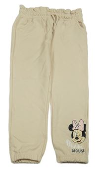 Béžové tepláky s Minnie Disney