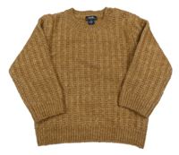 Hnedý vlnený sveter Kiabi