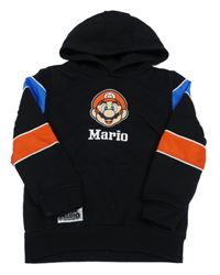 Čierna mikina s Mariem a kapucňou Primark