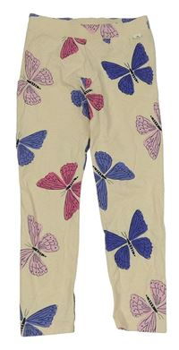 Béžové legíny s motýly Tom Tailor