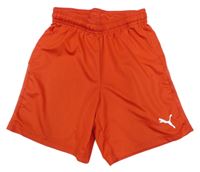 Červené športové kraťasy s logom Puma