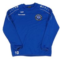 Cobaltovoě modrá športová mikina s potlačou a logom Jako