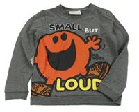 Sivá mikina s Mr. Men