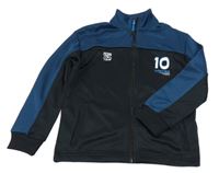 Petrolejovo-čierna športová prepínaci mikina s číslom M&S