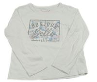 Biele tričko s nápisom Primark