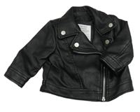 Černý koženkový křivák Primark