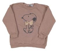 Staroružová mikina so Snoopym