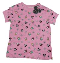 Ružové tričko s Minnie a kamarády Primark
