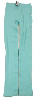 Nové - Tyrkysové žebrované thermo legíny Dunnes