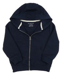 Tmavomodrá prepínaci mikina s kapucňou Primark