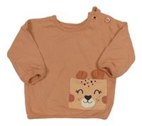 Broskvová mikina s ňufáčikom  George