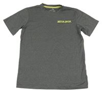 Šedé sportovní tričko s nápisem Active touch