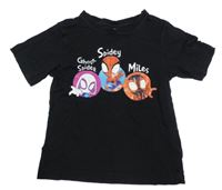 Čierne tričko so Spidermany Marvel