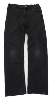 Tmavosivé slim fit rifle H&M