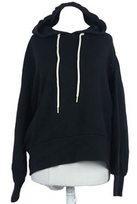 Dámská černá crop mikina s kapucí F&F
