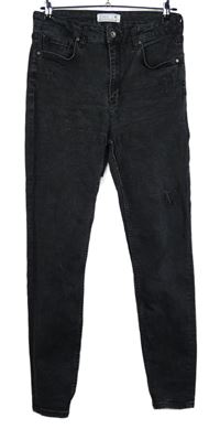 Dámske čierne skinny rifle Peacocks vel. 16L