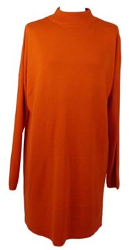 Dámské červené svetrové šaty M&Co