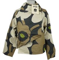 Nové - Dámský béžovo-černý vzorovaný kabátek FannyCoo 