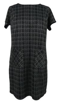 Dámské černo-bílé vzorované šaty Papaya 