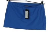 Dámska modrá elastická minisukňa PrettyLittle Thing